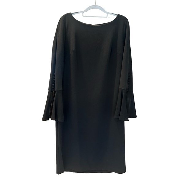 Calvin Klein Woman's Elegant Dressy Black Dress Size 16 - Picture 1 of 13